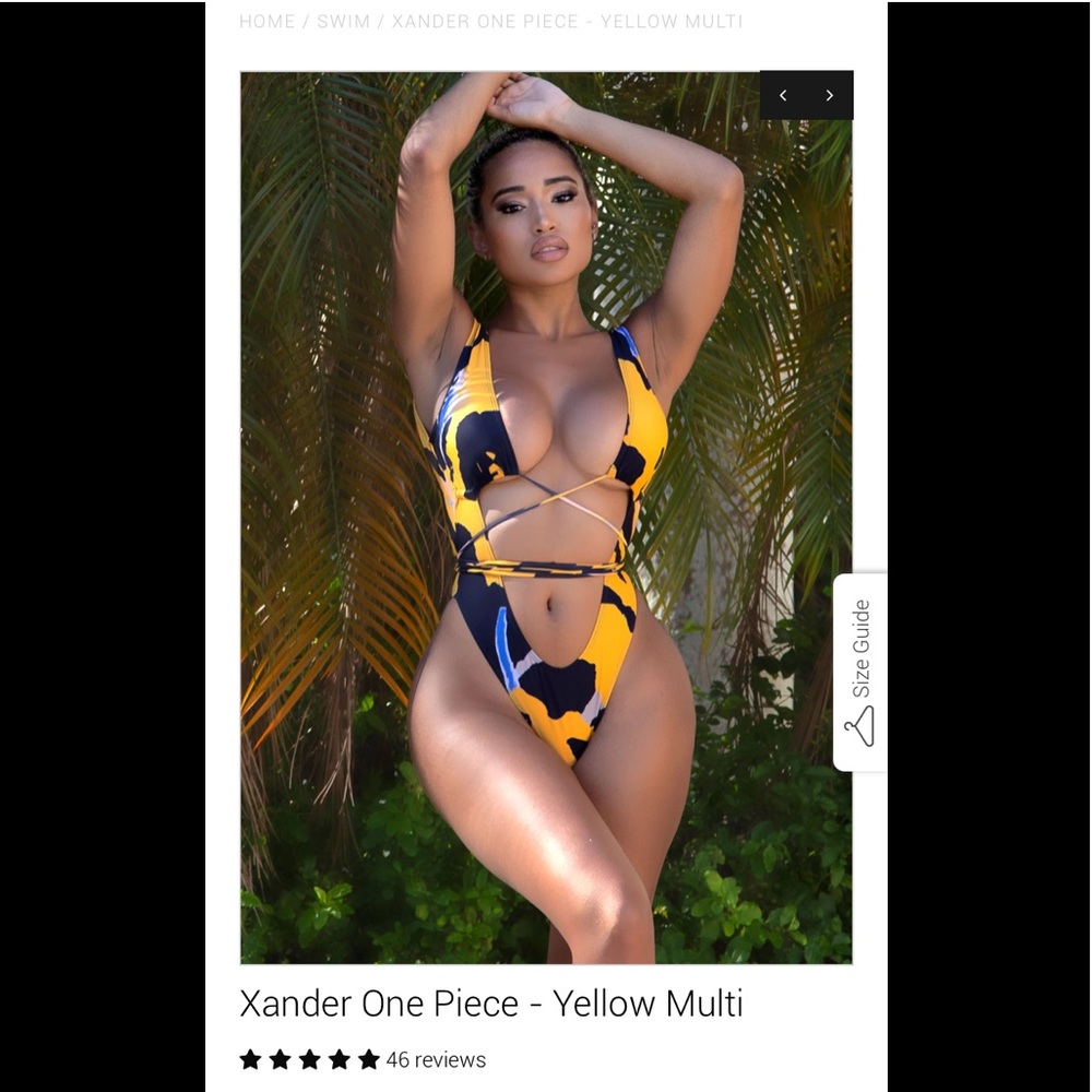 Matte swim one piece